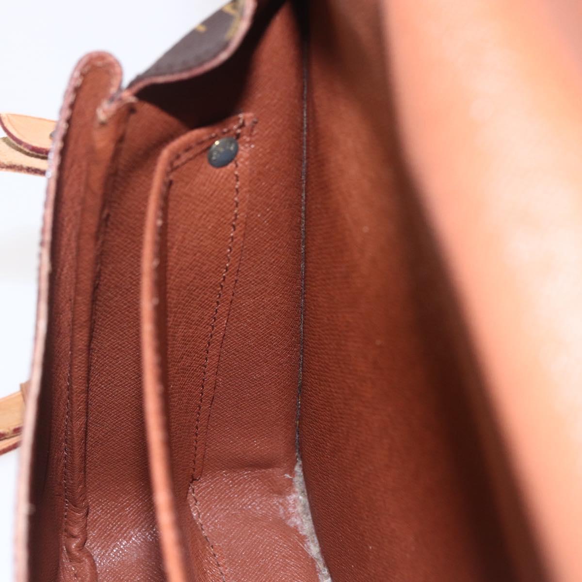 LOUIS VUITTON Monogram Cartouchiere GM Shoulder Bag M51252 LV Auth gh1217