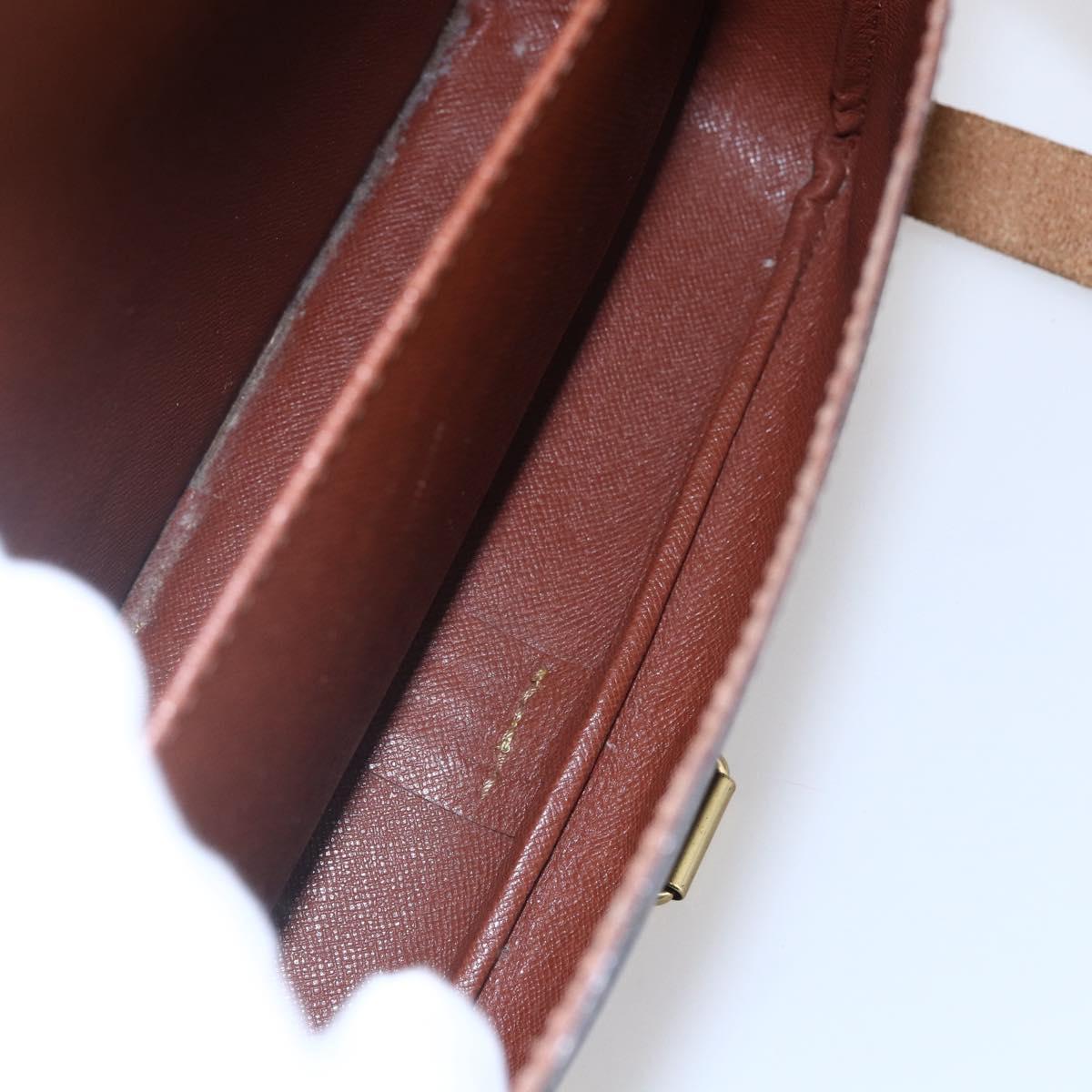 LOUIS VUITTON Monogram Cartouchiere GM Shoulder Bag M51252 LV Auth gh1217