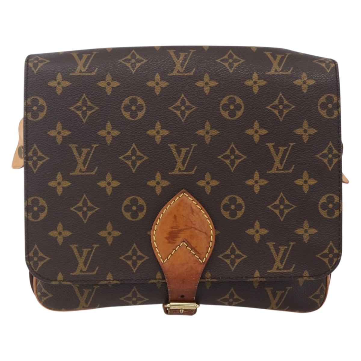 LOUIS VUITTON Monogram Cartouchiere GM Shoulder Bag M51252 LV Auth gh1217