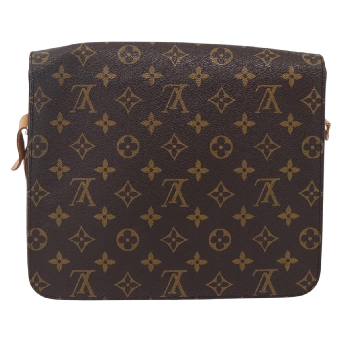 LOUIS VUITTON Monogram Cartouchiere GM Shoulder Bag M51252 LV Auth gh1217