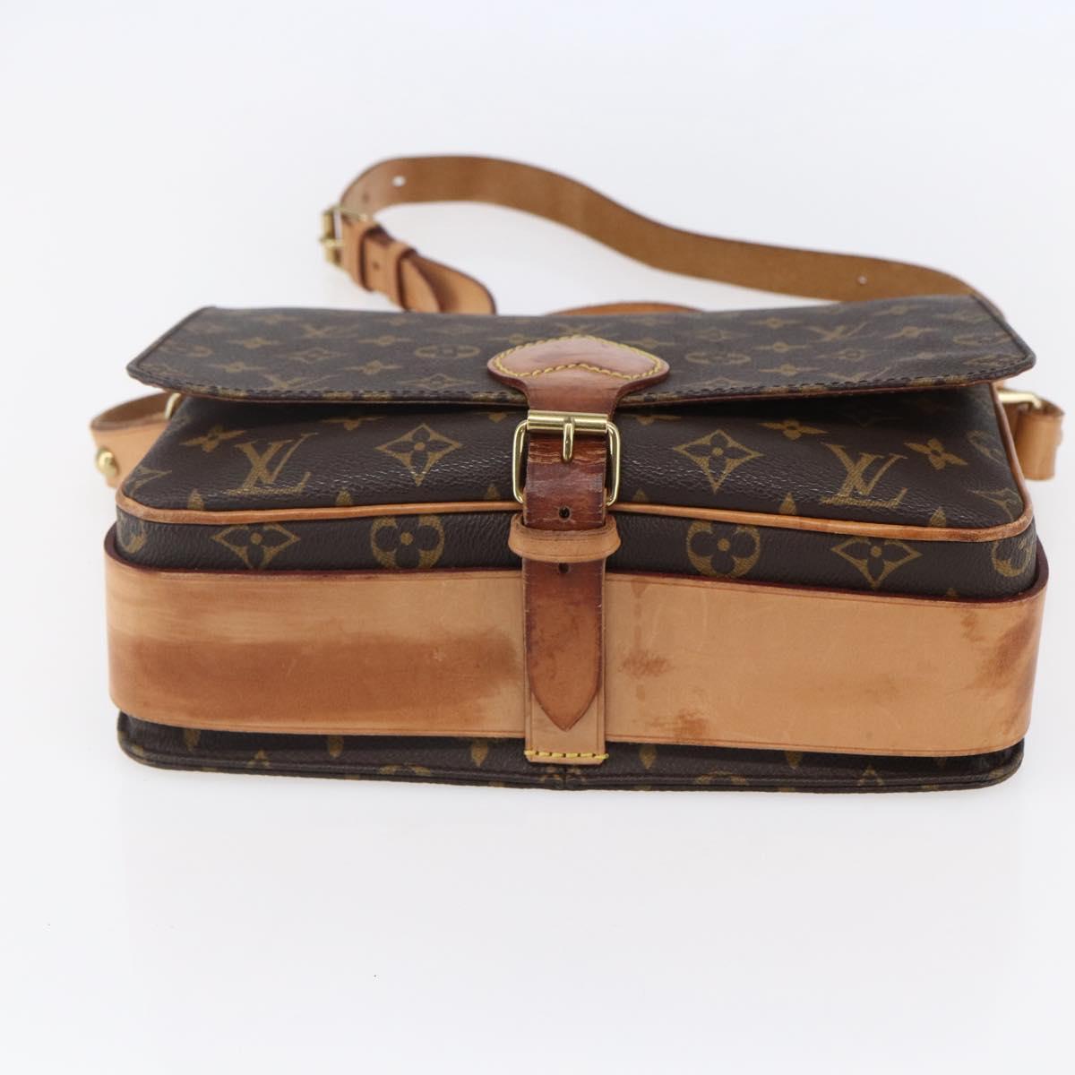 LOUIS VUITTON Monogram Cartouchiere GM Shoulder Bag M51252 LV Auth gh1217
