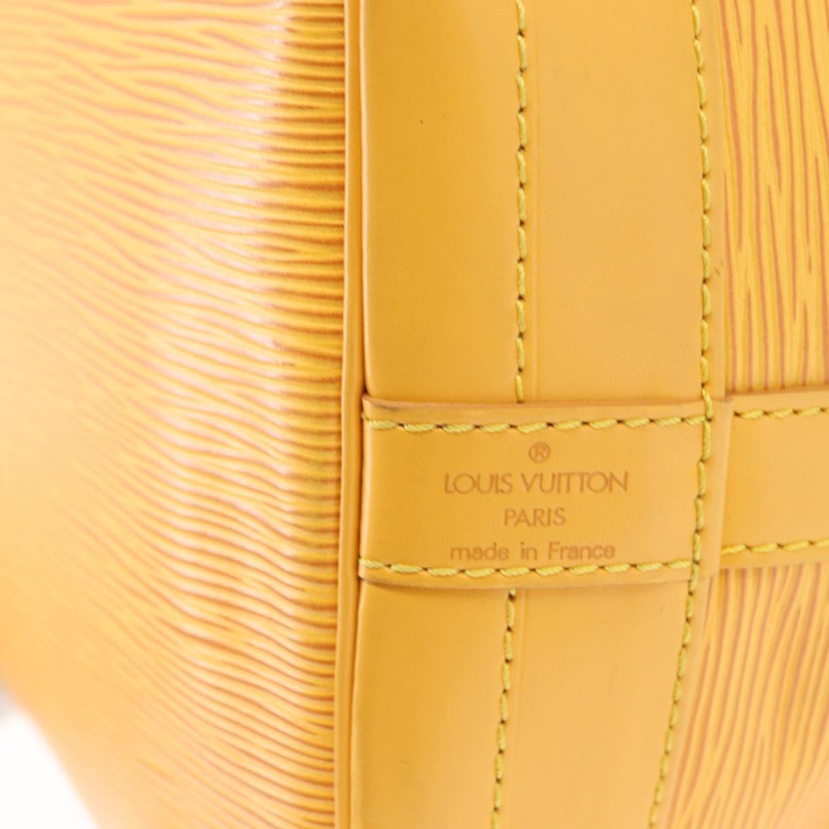 LOUIS VUITTON Epi Noe Shoulder Bag Tassili Yellow M44009 LV Auth gh1226