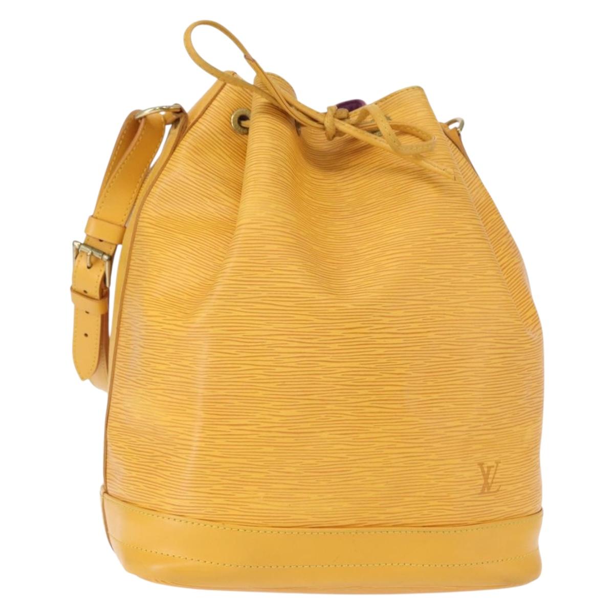 LOUIS VUITTON Epi Noe Shoulder Bag Tassili Yellow M44009 LV Auth gh1226