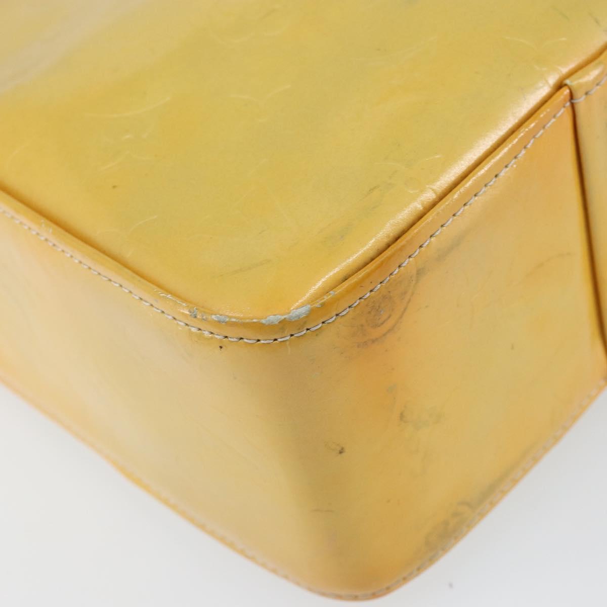 LOUIS VUITTON Monogram Vernis Columbus Tote Bag Gris M91028 LV Auth gh1229