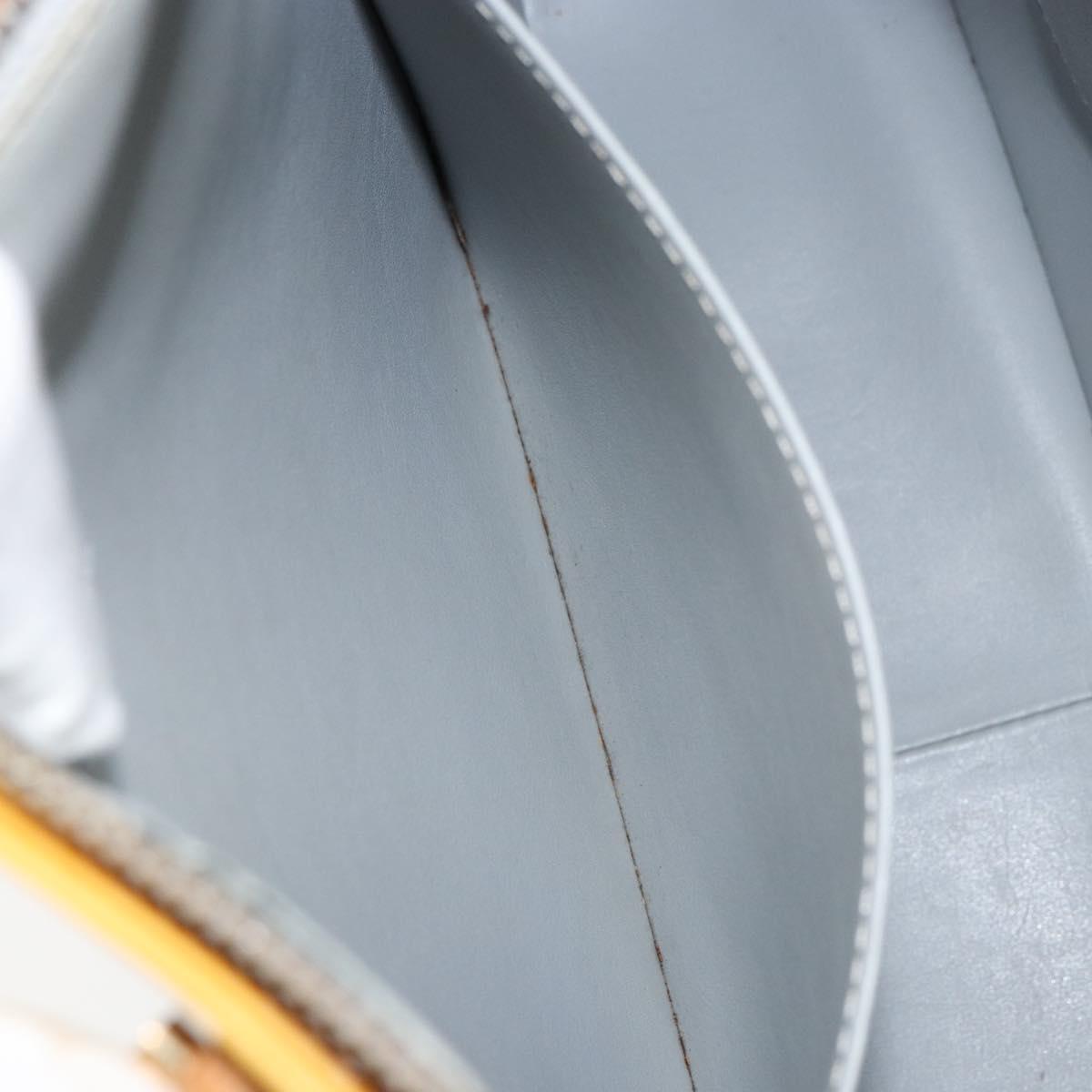 LOUIS VUITTON Monogram Vernis Columbus Tote Bag Gris M91028 LV Auth gh1229