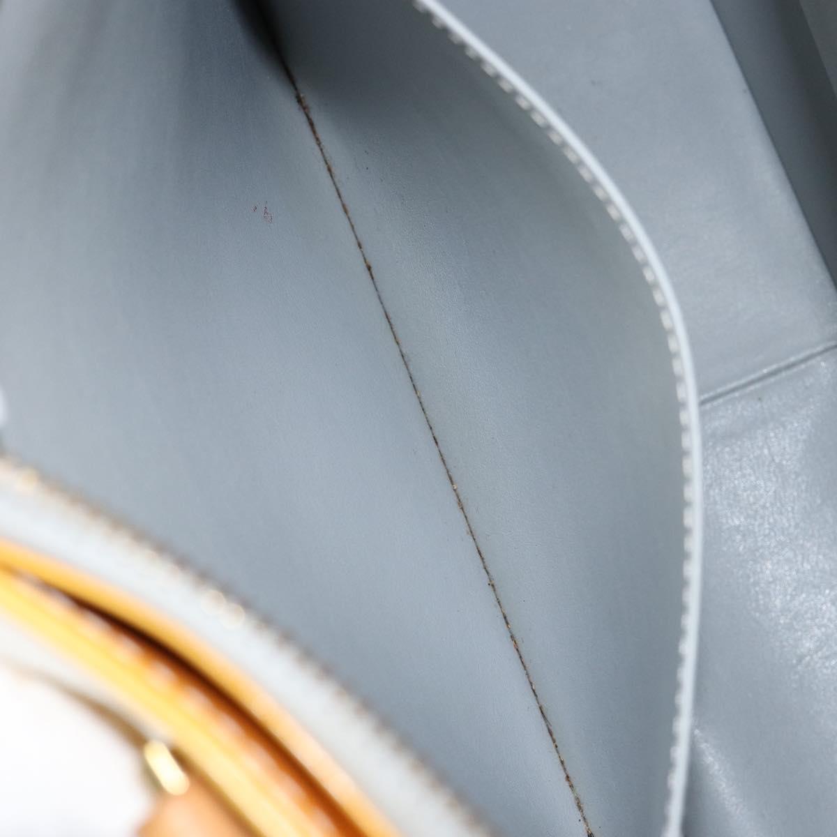 LOUIS VUITTON Monogram Vernis Columbus Tote Bag Gris M91028 LV Auth gh1229