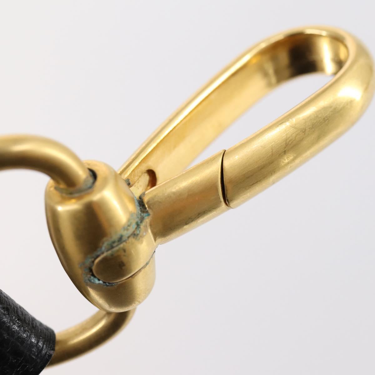 GUCCI Bamboo Hand Bag Suede 2way Black Gold 002 123 0322 Auth gh1242