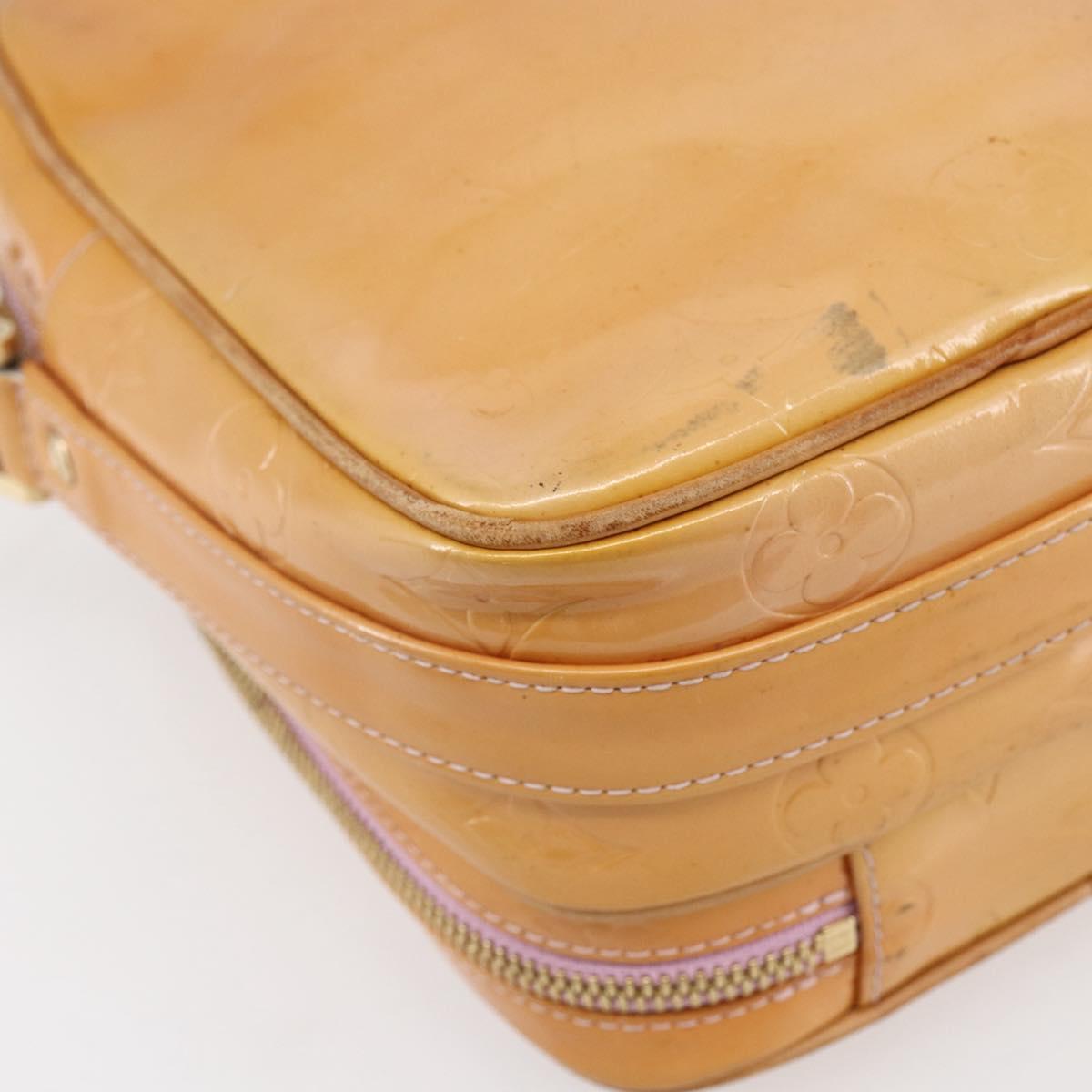 LOUIS VUITTON Monogram Vernis Wooster Bag Marshmallow Pink M91037 LV Auth gh1255