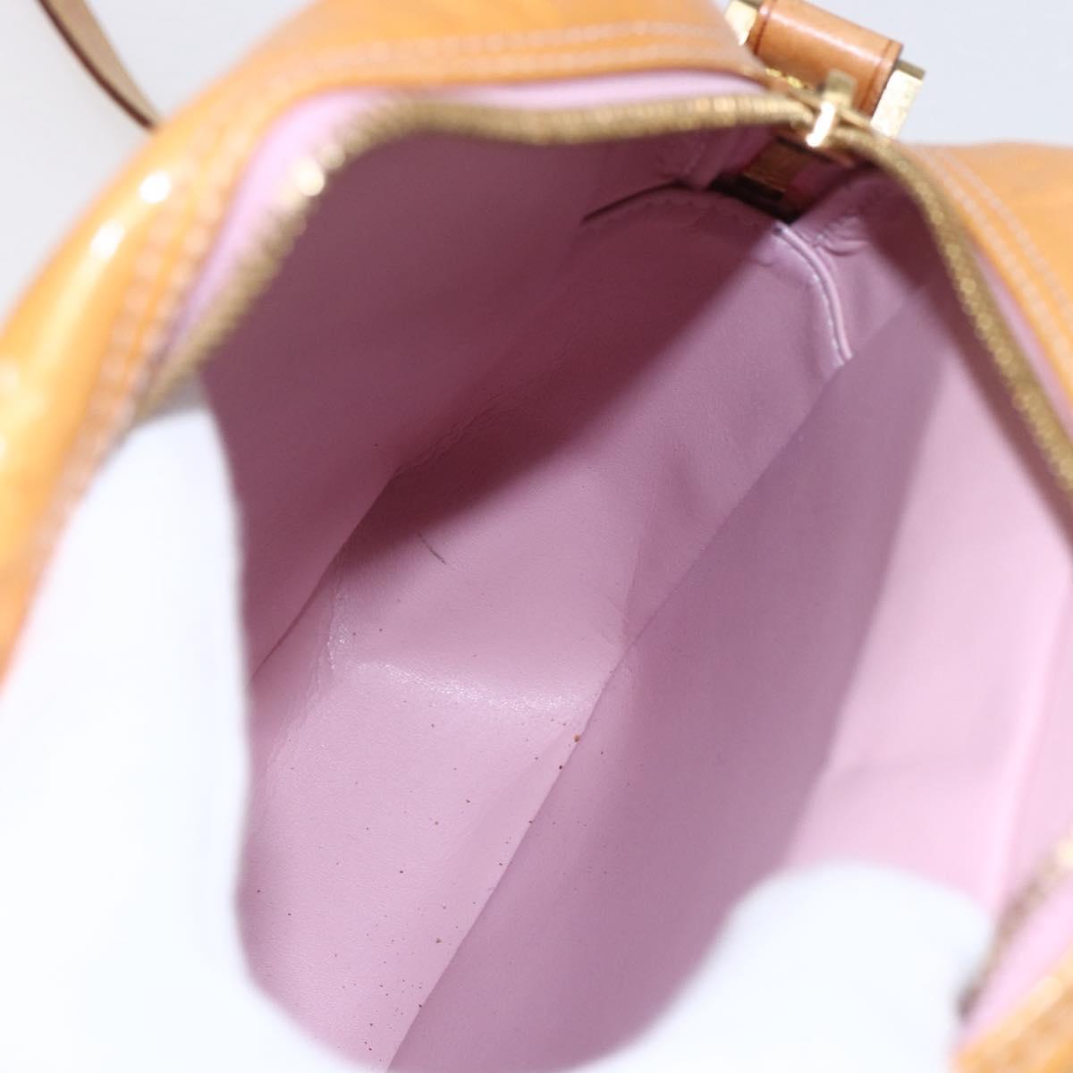 LOUIS VUITTON Monogram Vernis Wooster Bag Marshmallow Pink M91037 LV Auth gh1255