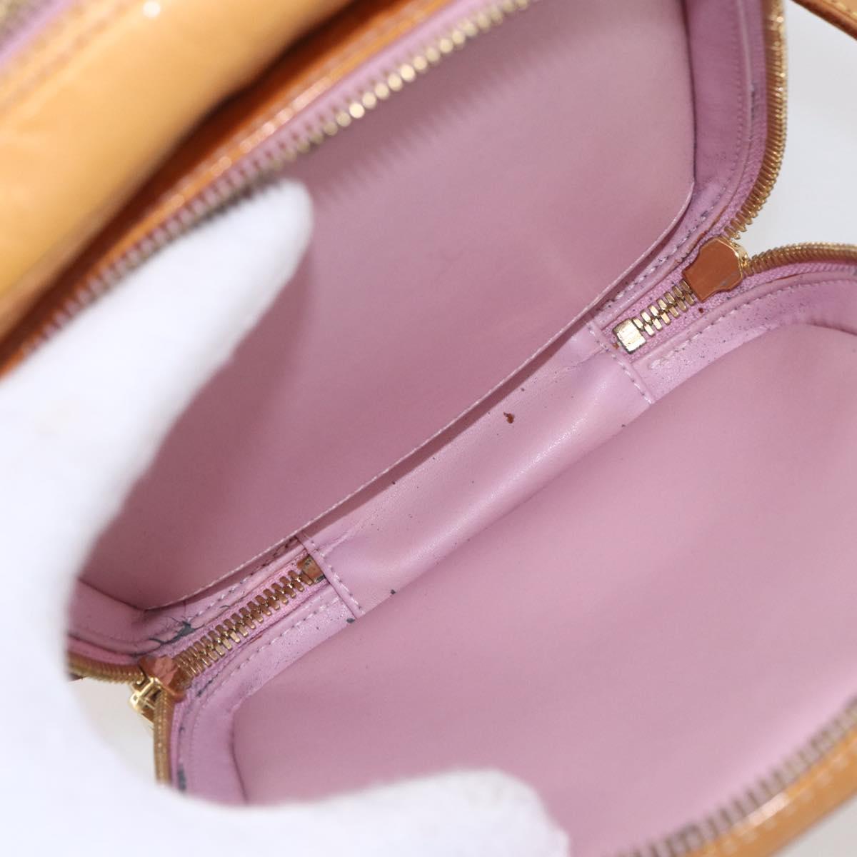 LOUIS VUITTON Monogram Vernis Wooster Bag Marshmallow Pink M91037 LV Auth gh1255