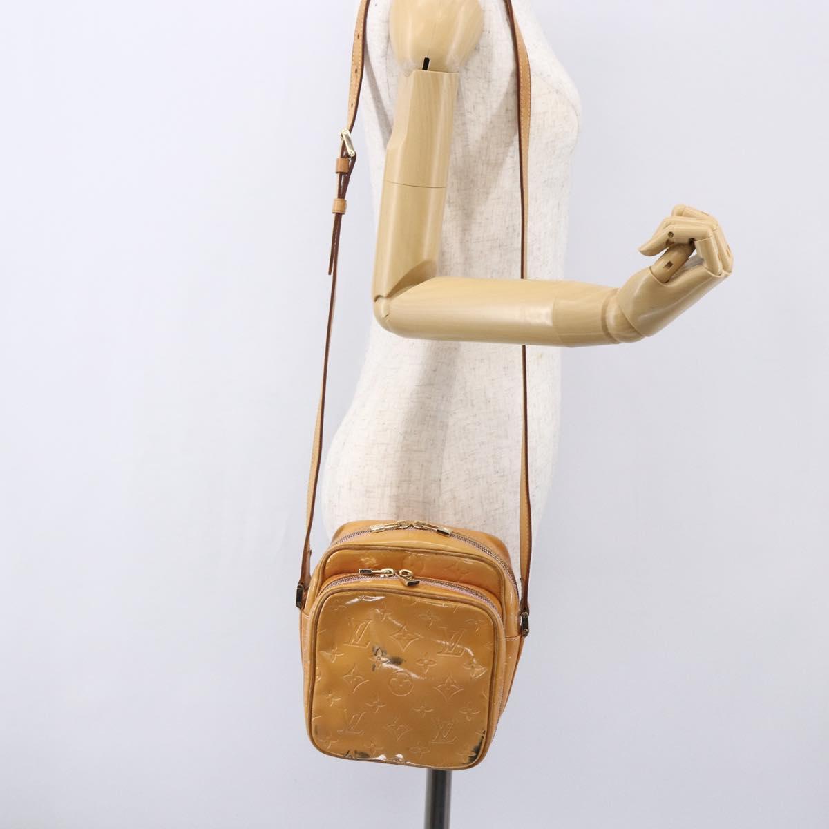 LOUIS VUITTON Monogram Vernis Wooster Bag Marshmallow Pink M91037 LV Auth gh1255