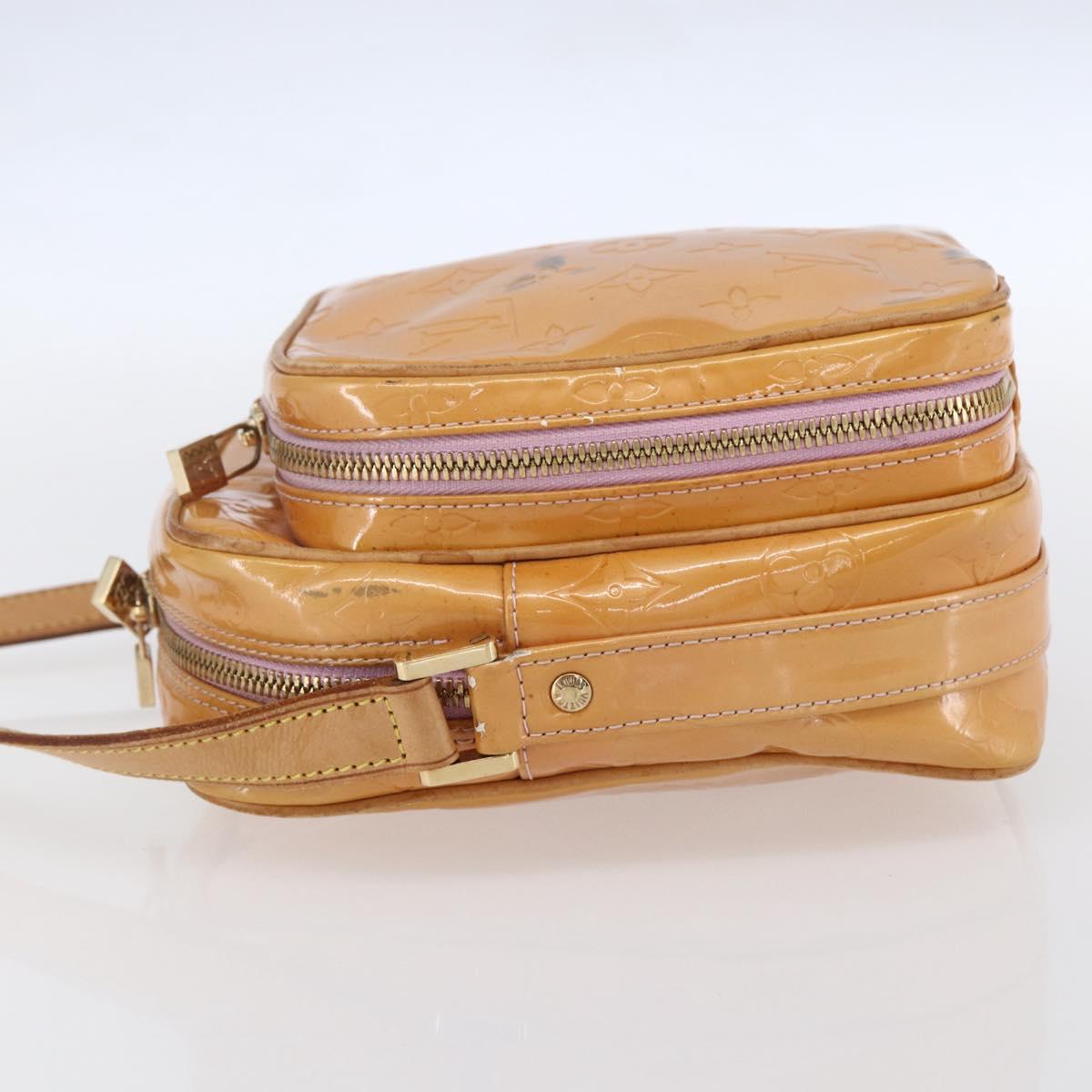 LOUIS VUITTON Monogram Vernis Wooster Bag Marshmallow Pink M91037 LV Auth gh1255