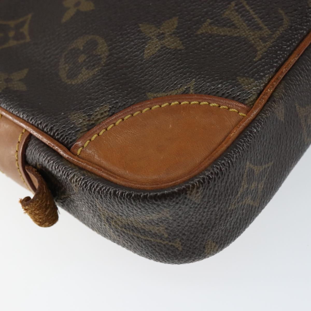 LOUIS VUITTON Monogram Marly Dragonne PM Clutch Bag M51827 LV Auth gh1256