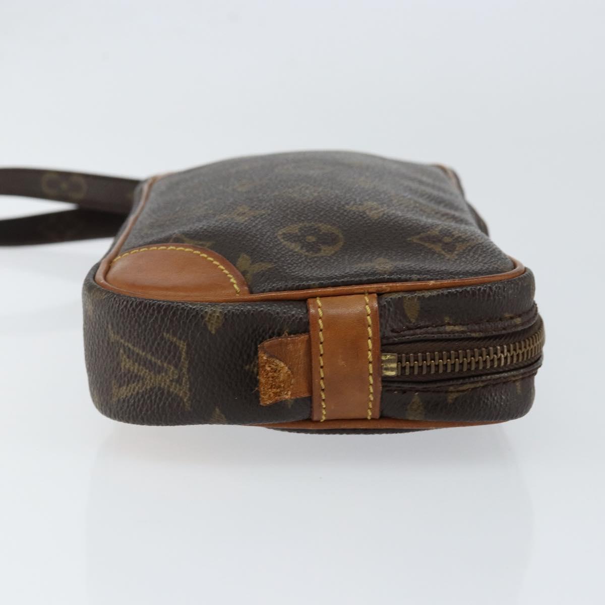 LOUIS VUITTON Monogram Marly Dragonne PM Clutch Bag M51827 LV Auth gh1256