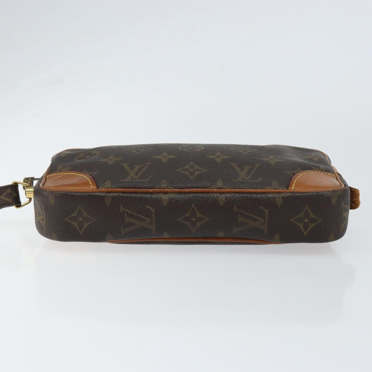 LOUIS VUITTON Monogram Marly Dragonne PM Clutch Bag M51827 LV Auth gh1256