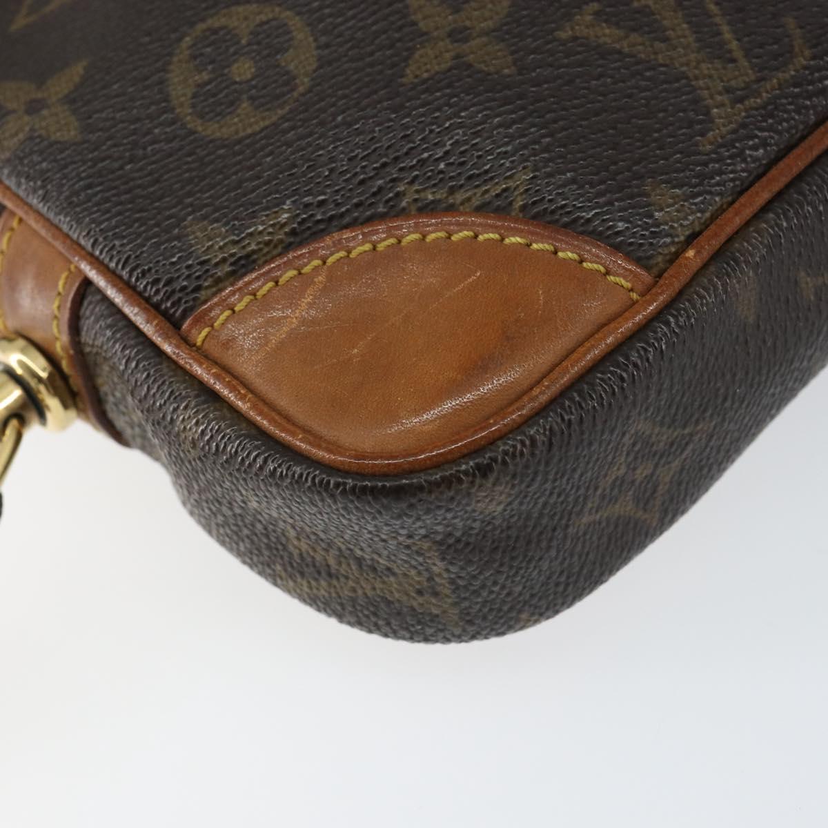 LOUIS VUITTON Monogram Marly Dragonne PM Clutch Bag M51827 LV Auth gh1256