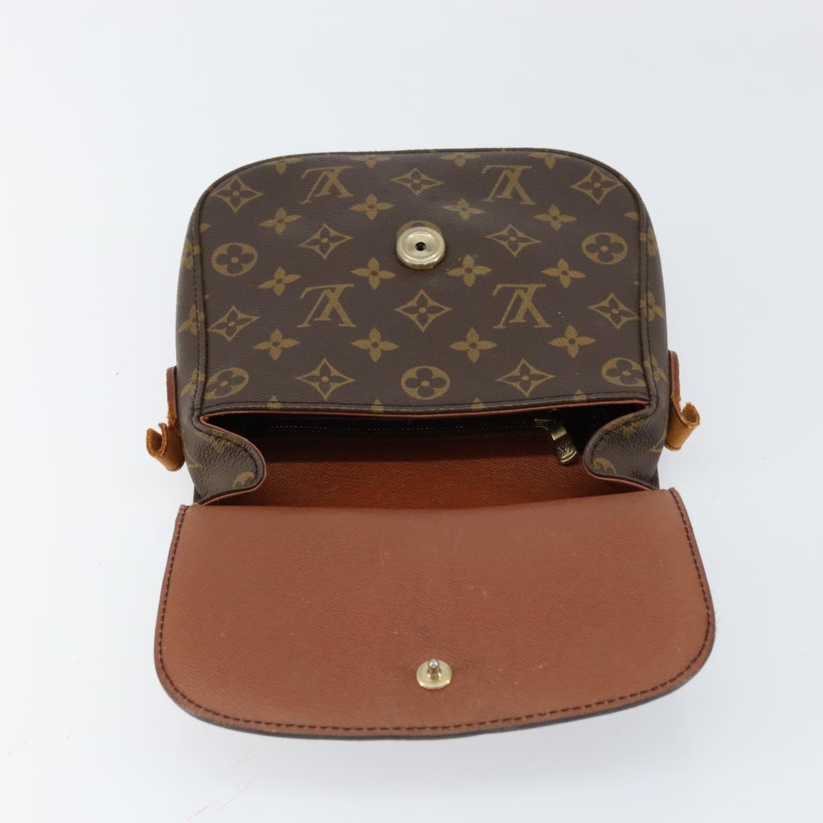 LOUIS VUITTON Monogram Saint Cloud MM Shoulder Bag M51243 LV Auth gh1274