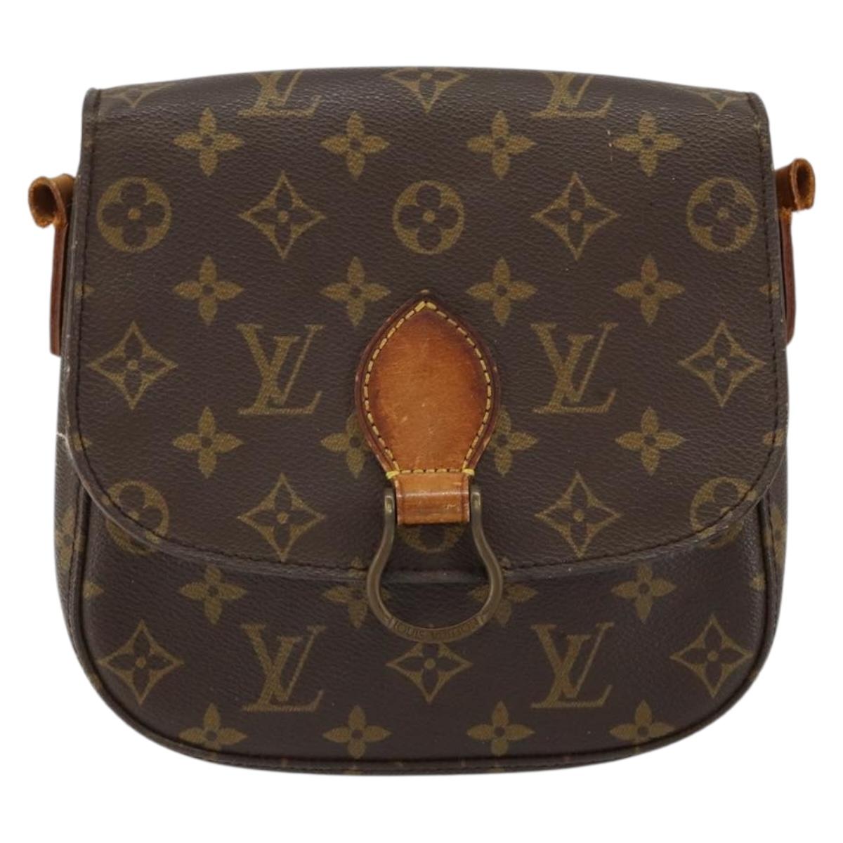 LOUIS VUITTON Monogram Saint Cloud MM Shoulder Bag M51243 LV Auth gh1274