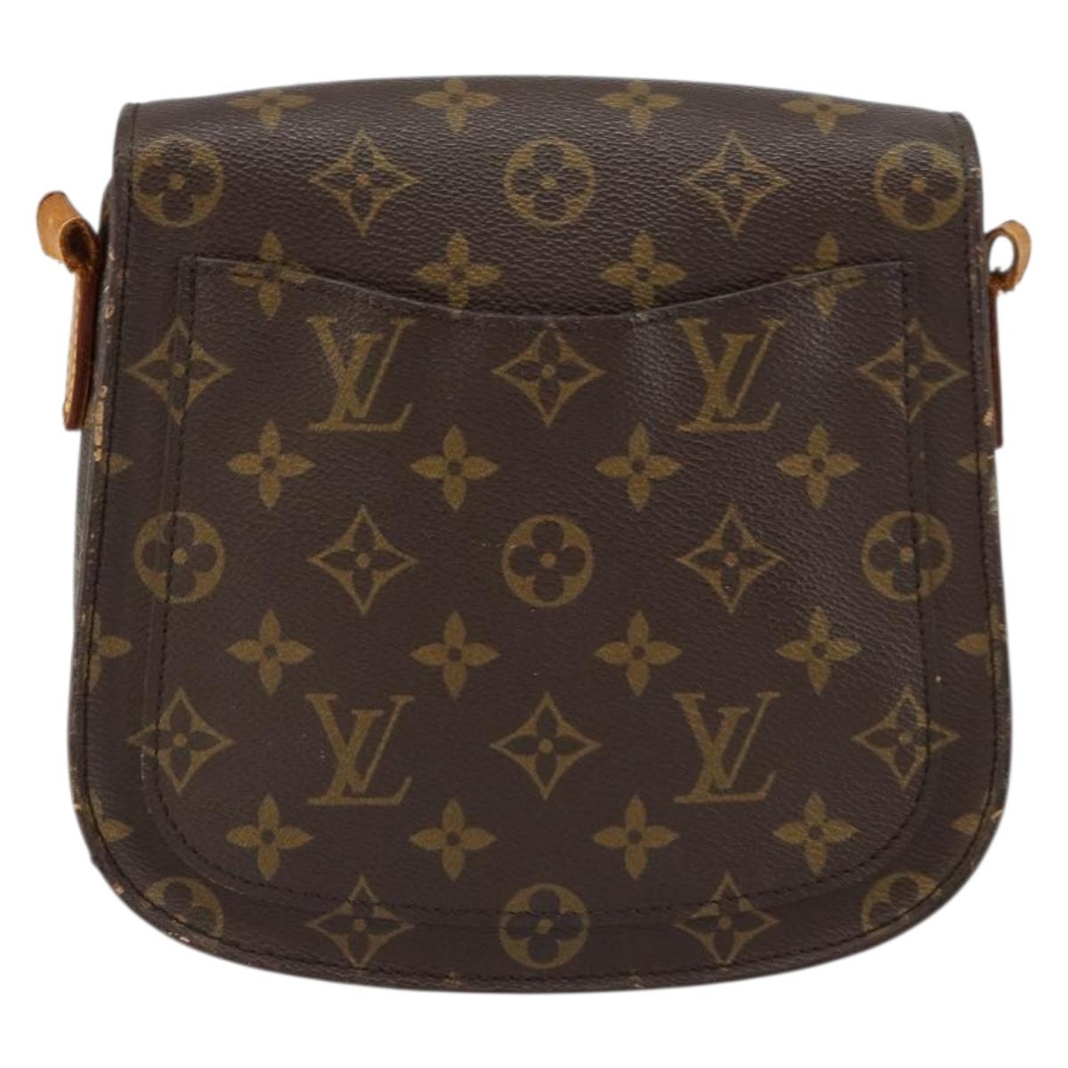 LOUIS VUITTON Monogram Saint Cloud MM Shoulder Bag M51243 LV Auth gh1274