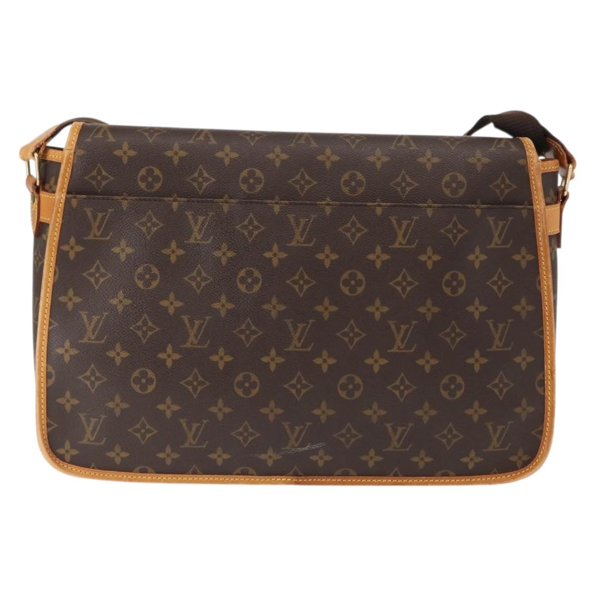 LOUIS VUITTON Monogram Gibeciere GM Shoulder Bag M42246 LV Auth gh1280