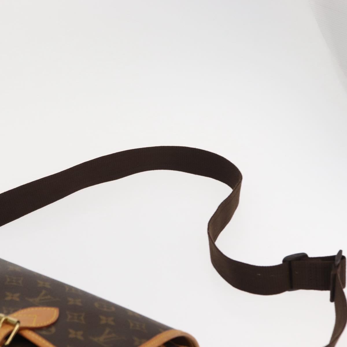 LOUIS VUITTON Monogram Gibeciere GM Shoulder Bag M42246 LV Auth gh1280