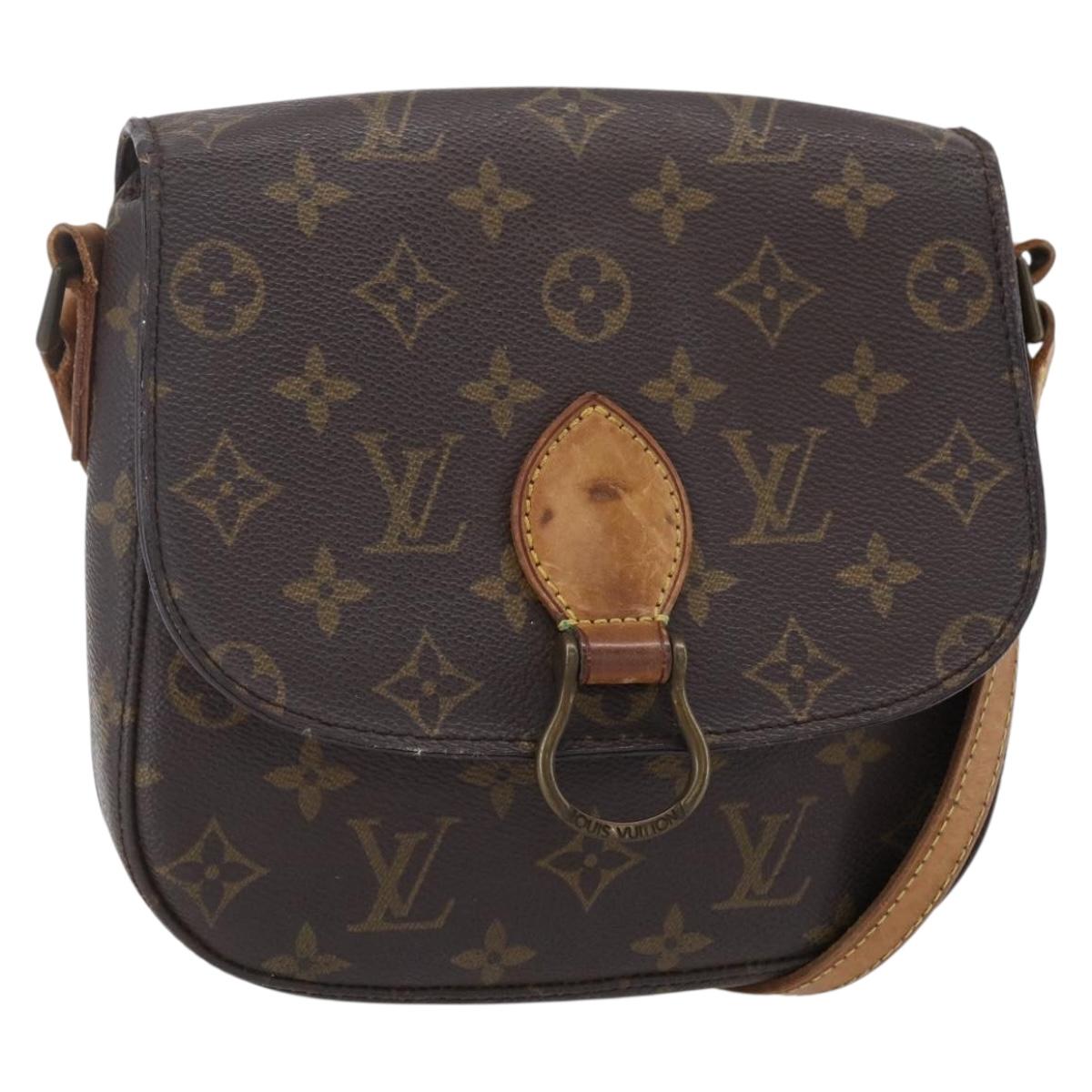 LOUIS VUITTON Monogram Saint Cloud MM Shoulder Bag M51243 LV Auth gh1281