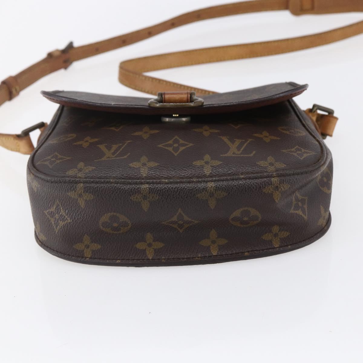 LOUIS VUITTON Monogram Saint Cloud MM Shoulder Bag M51243 LV Auth gh1281