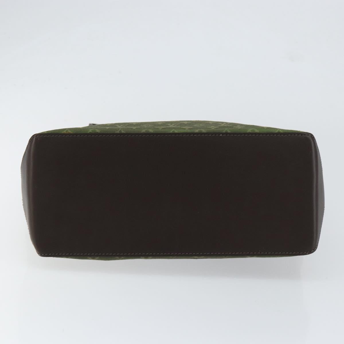 LOUIS VUITTON Monogram Mini Cabas Piano Tote Bag SPO TST Khaki LV Auth gh1292