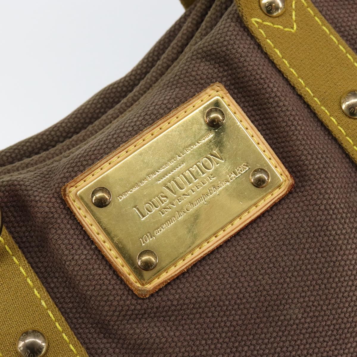 LOUIS VUITTON Antigua Cabas MM Tote Bag Brown M40086 LV Auth gh1302