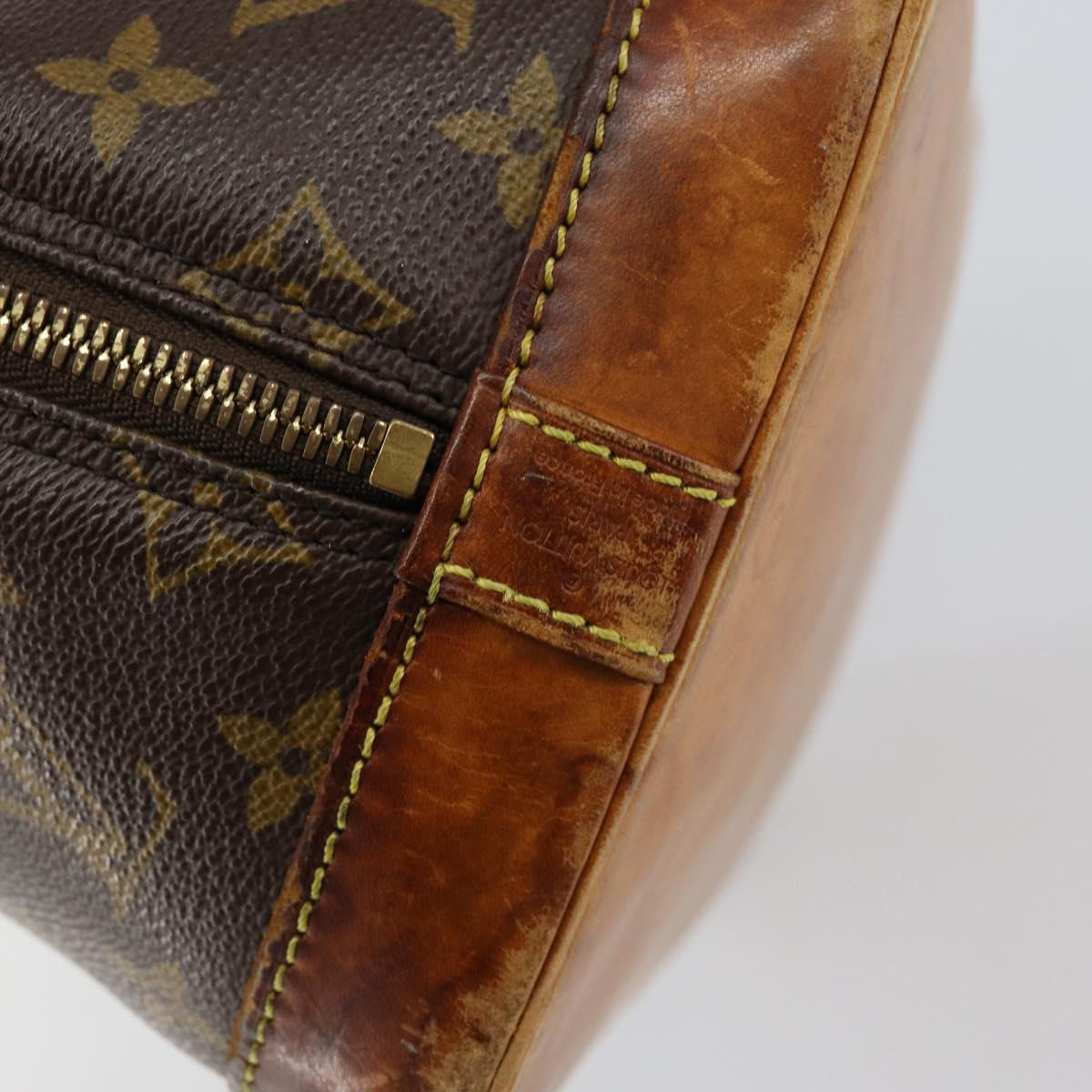 LOUIS VUITTON Monogram Alma Hand Bag M51130 LV Auth gh1306