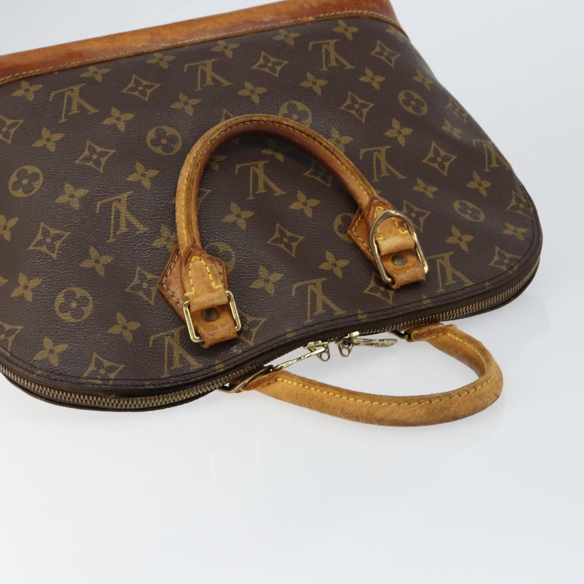 LOUIS VUITTON Monogram Alma Hand Bag M51130 LV Auth gh1306