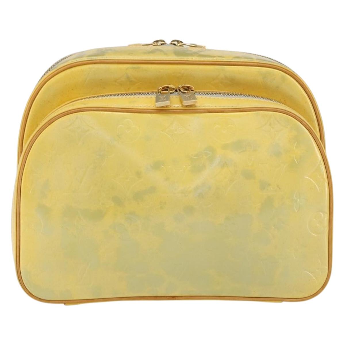 LOUIS VUITTON Monogram Vernis Marley Backpack Gris M91038 LV Auth gh1307