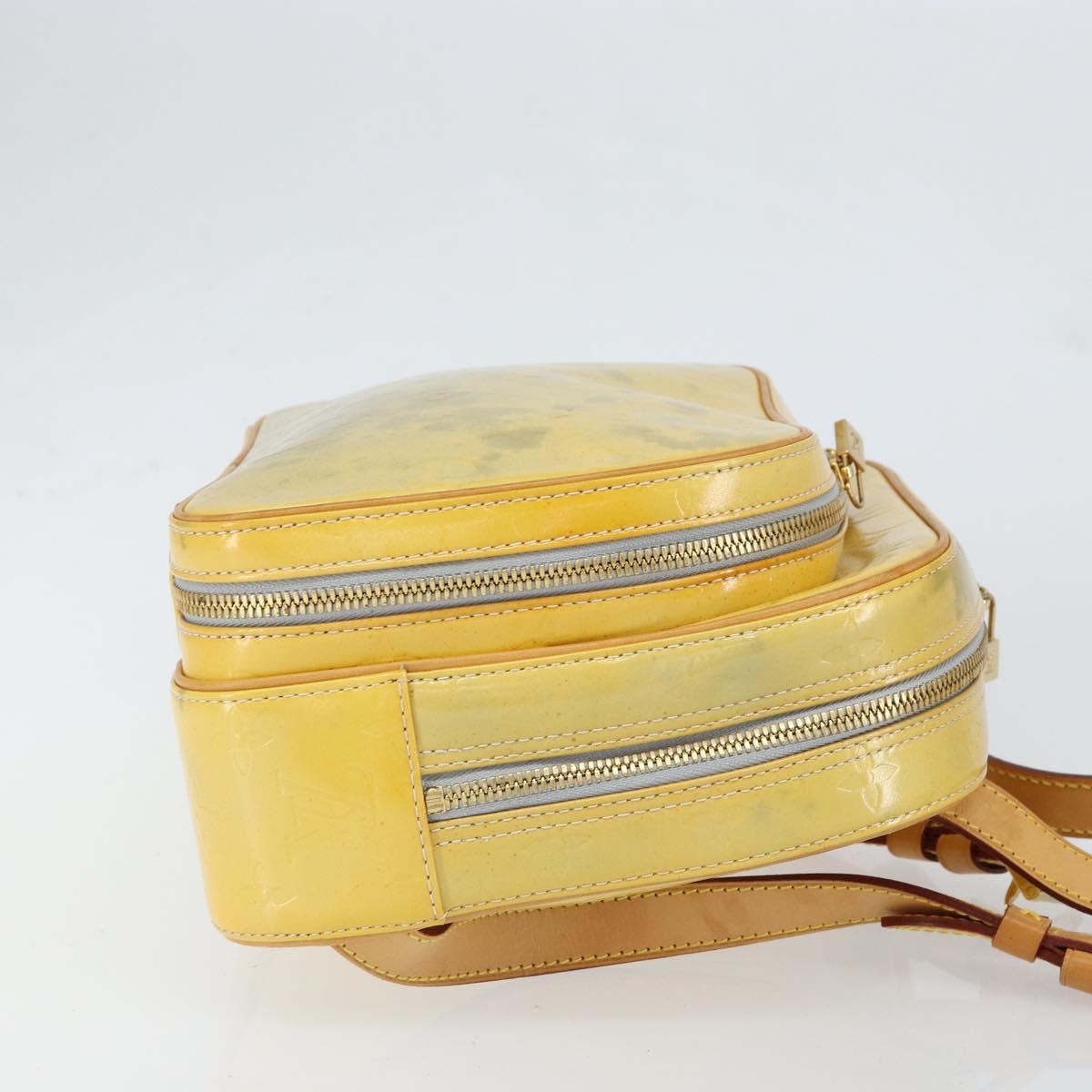 LOUIS VUITTON Monogram Vernis Marley Backpack Gris M91038 LV Auth gh1307