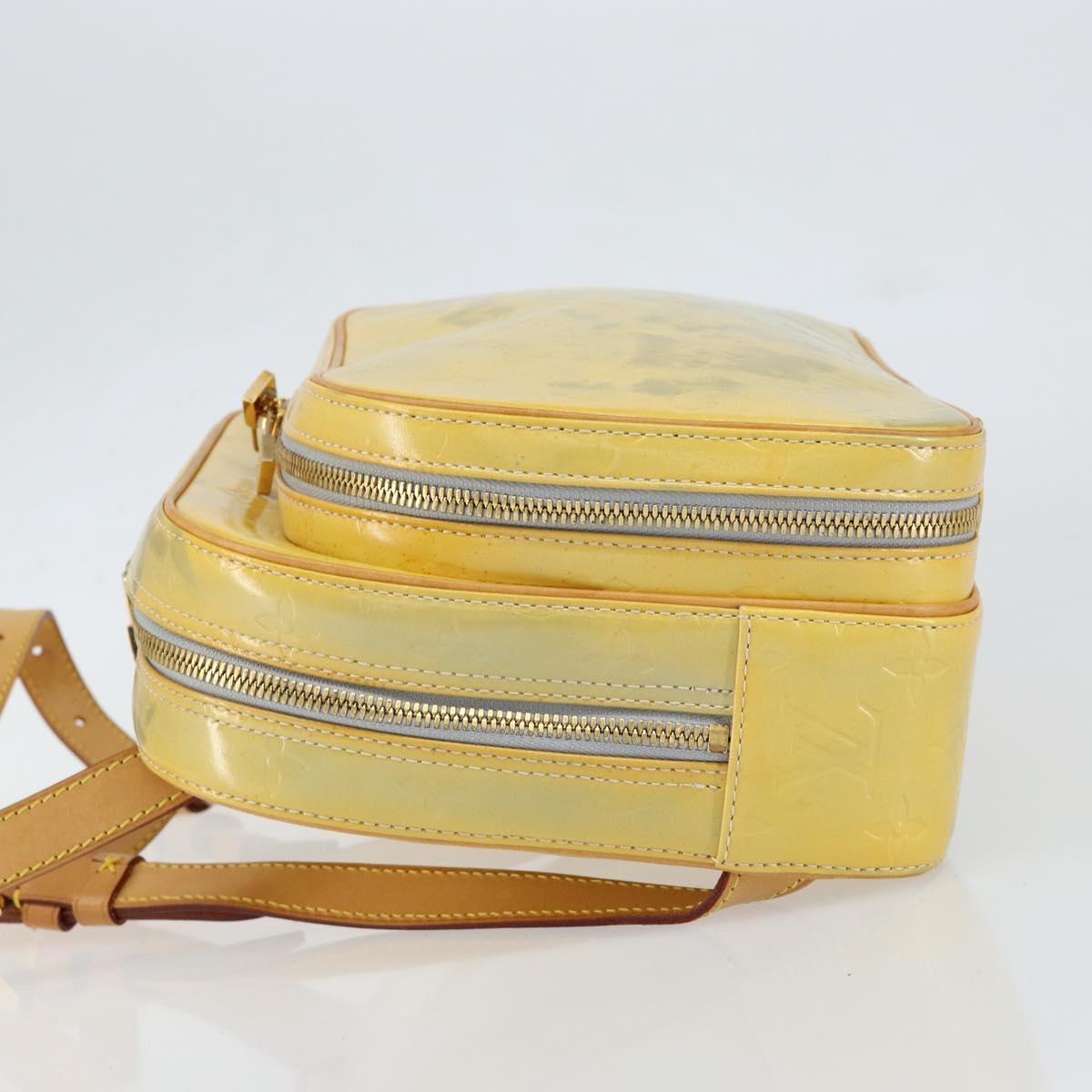 LOUIS VUITTON Monogram Vernis Marley Backpack Gris M91038 LV Auth gh1307