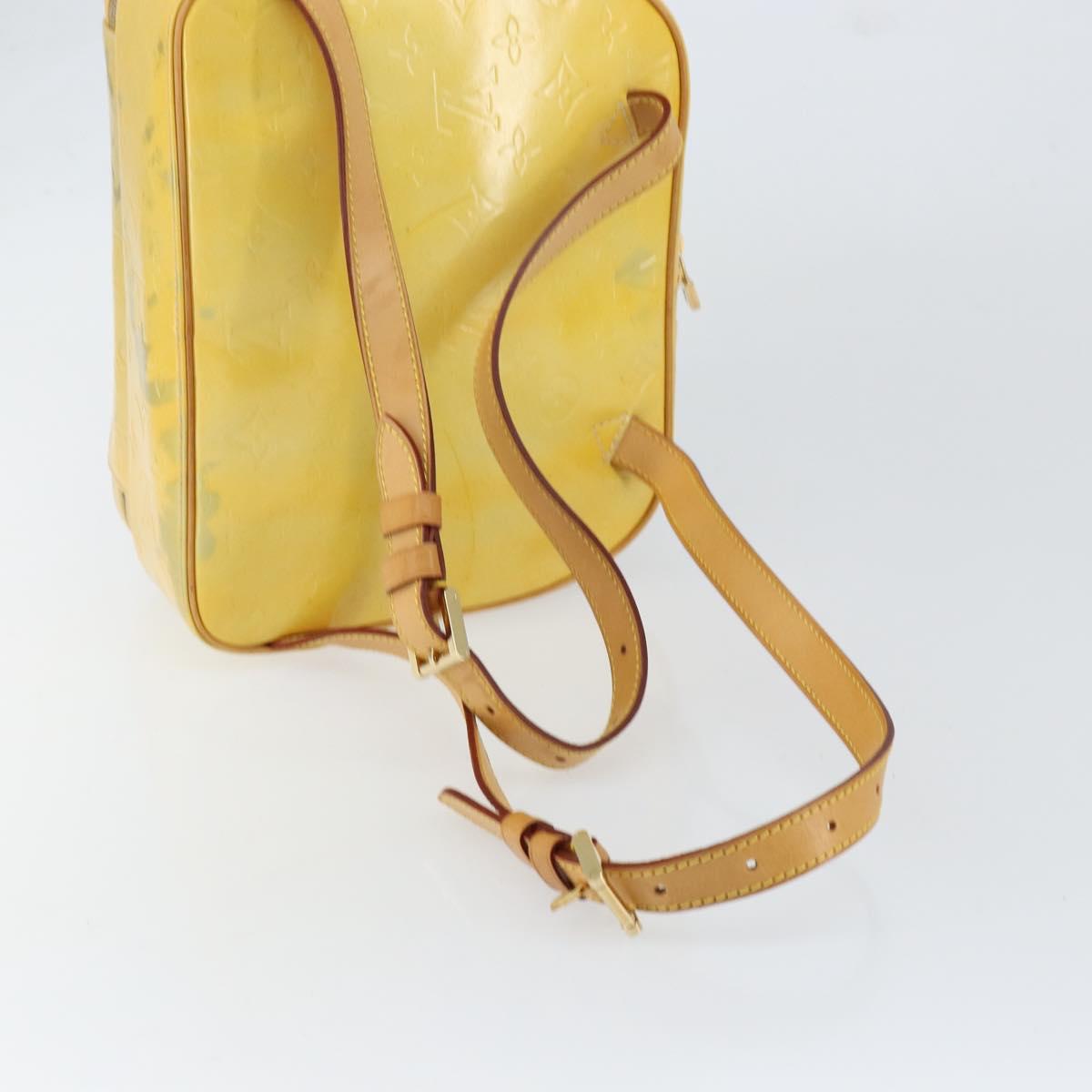 LOUIS VUITTON Monogram Vernis Marley Backpack Gris M91038 LV Auth gh1307