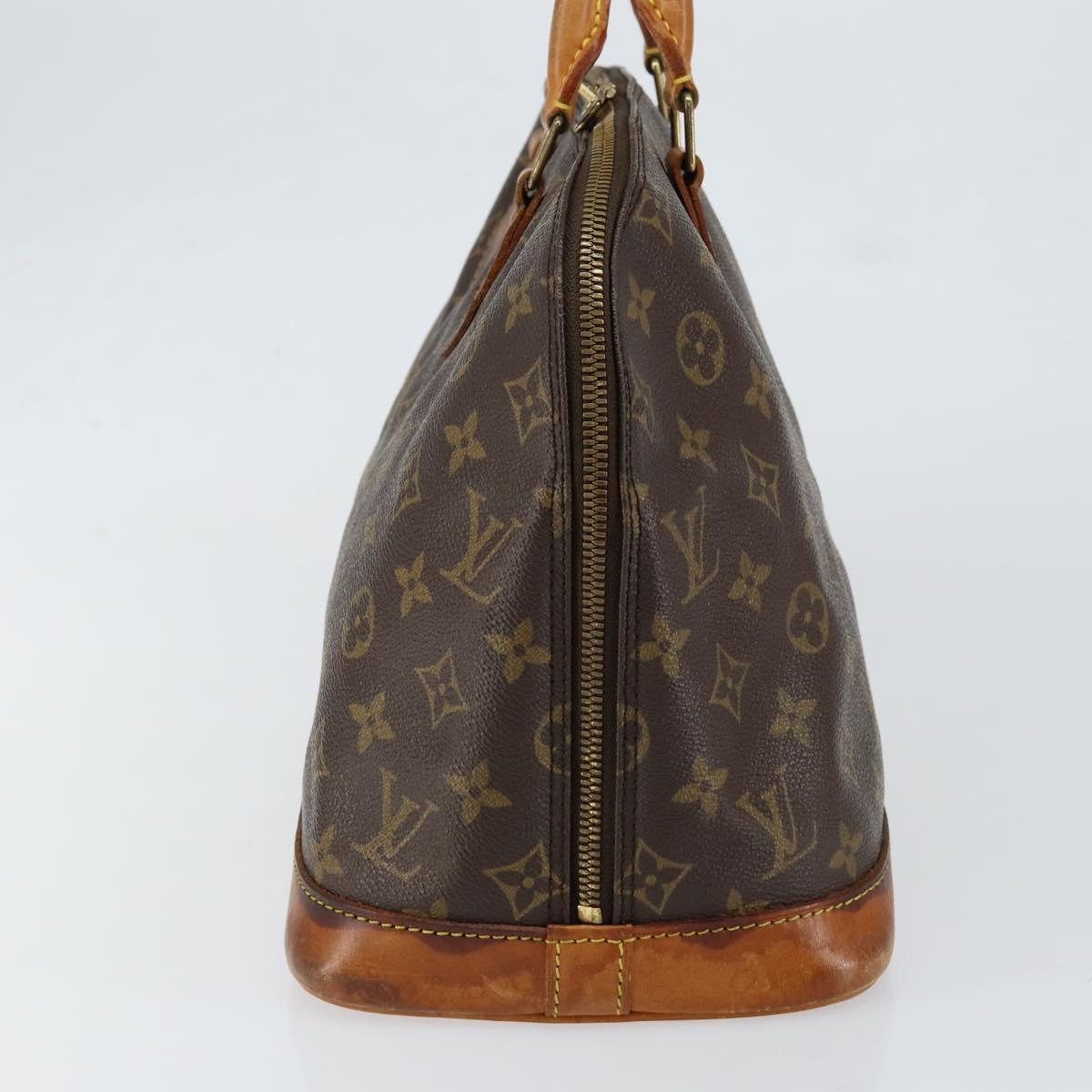 LOUIS VUITTON Monogram Alma Hand Bag M51130 LV Auth gh1312