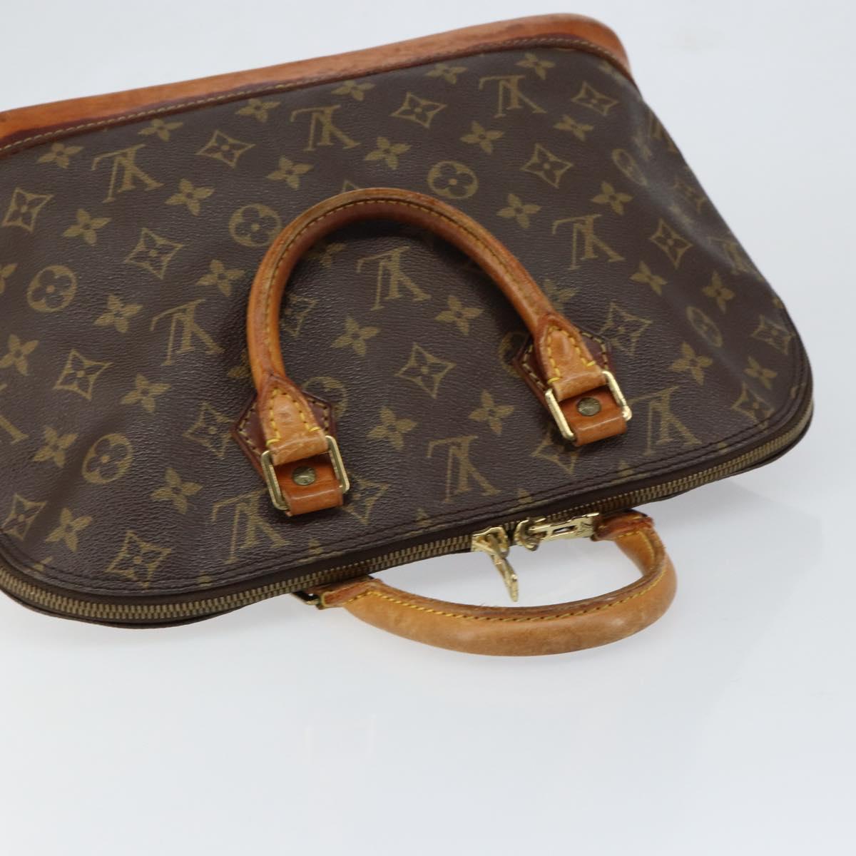 LOUIS VUITTON Monogram Alma Hand Bag M51130 LV Auth gh1312