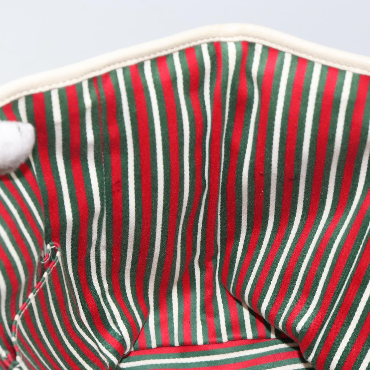 GUCCI GG Canvas Newbrit Tote Bag Beige Gold 169946 Auth gh1314