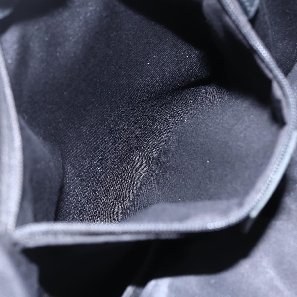 GUCCI GG Canvas Abbey Tote Bag Black Gold 211983 Auth gh1315