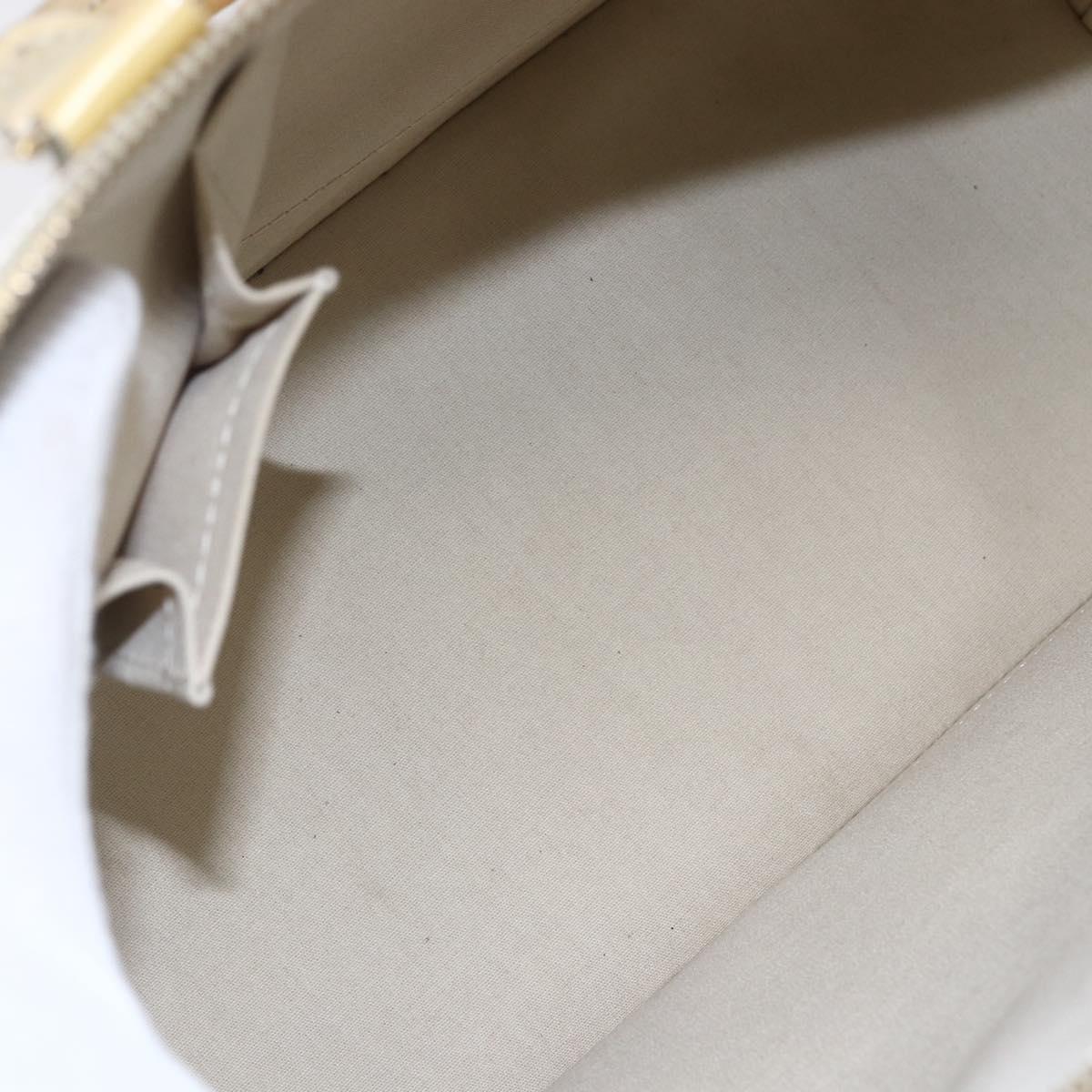 LOUIS VUITTON Monogram Vernis Alma PM Hand Bag Broncorail M91445 LV Auth gh1316