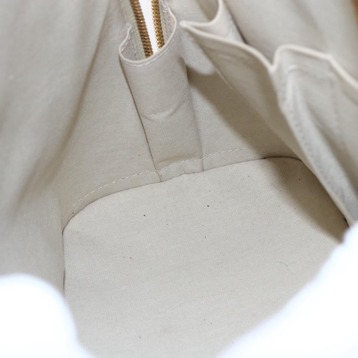 LOUIS VUITTON Monogram Vernis Alma PM Hand Bag Broncorail M91445 LV Auth gh1316