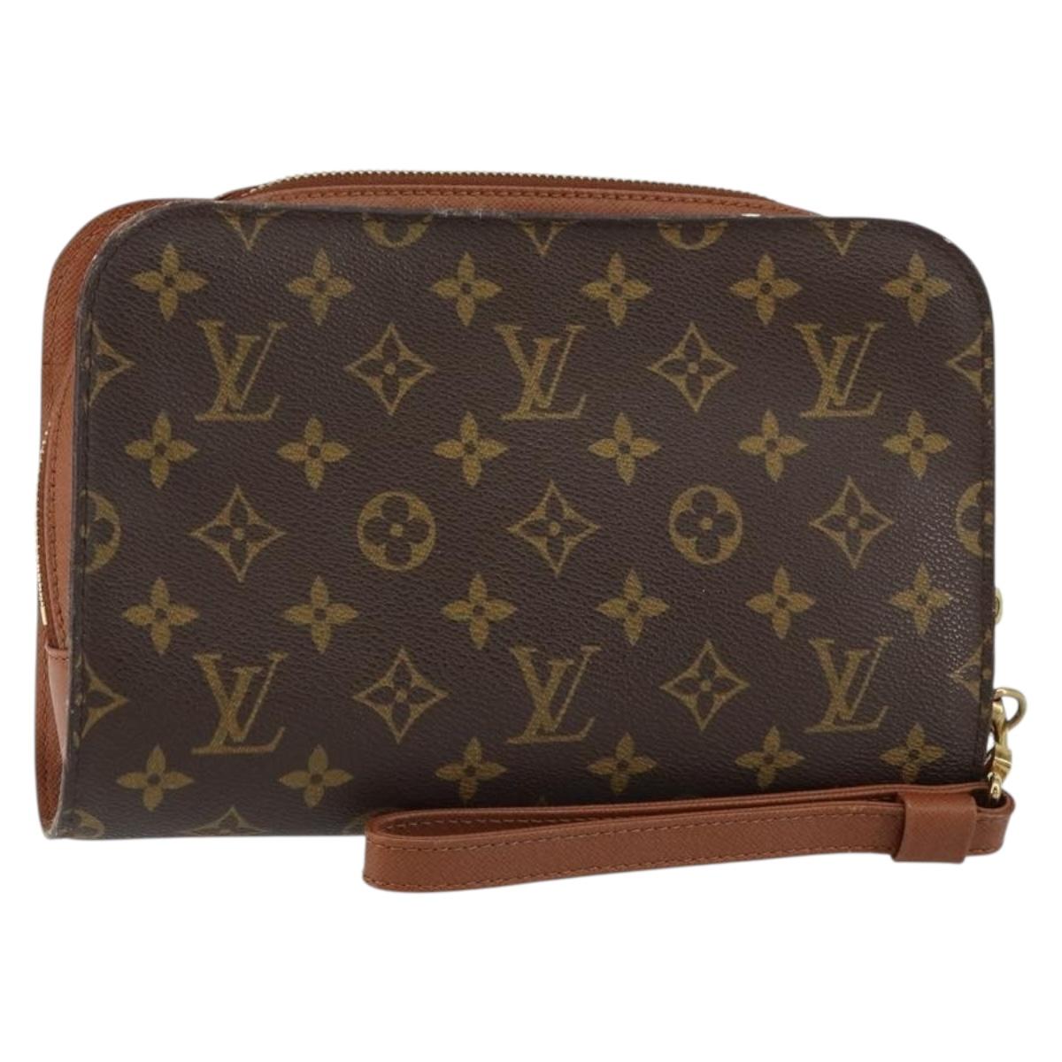 LOUIS VUITTON Monogram Orsay Clutch Bag M51790 LV Auth gh1318