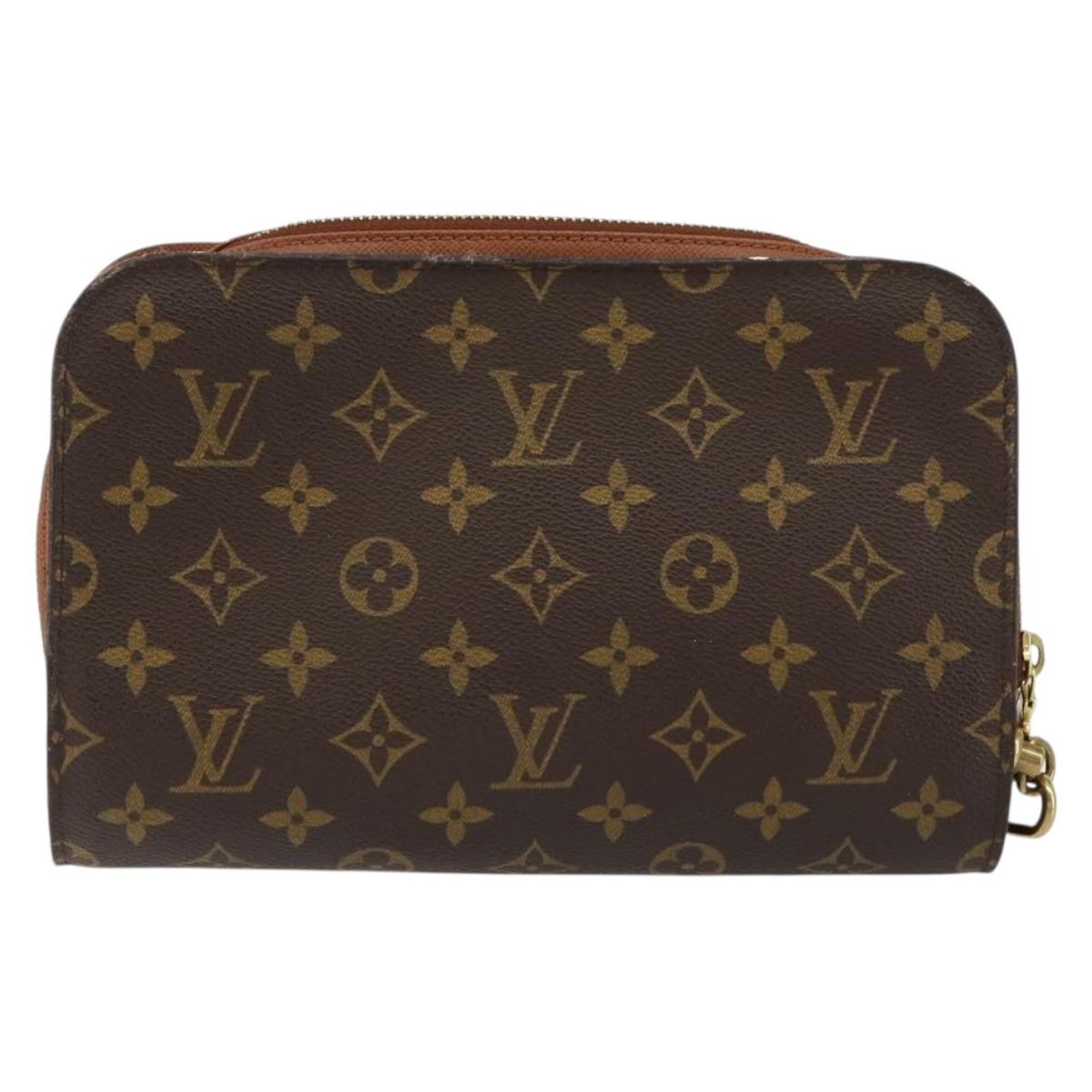 LOUIS VUITTON Monogram Orsay Clutch Bag M51790 LV Auth gh1318