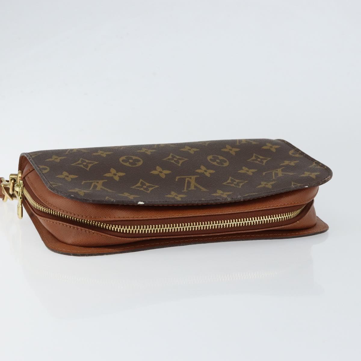 LOUIS VUITTON Monogram Orsay Clutch Bag M51790 LV Auth gh1318