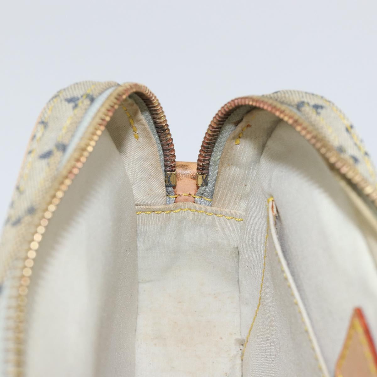 LOUIS VUITTON Monogram Mini Juliet MM Shoulder Bag Blue M92004 LV Auth gh1319