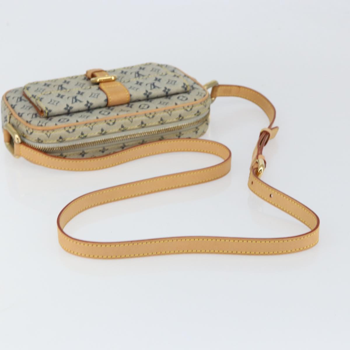 LOUIS VUITTON Monogram Mini Juliet MM Shoulder Bag Blue M92004 LV Auth gh1319