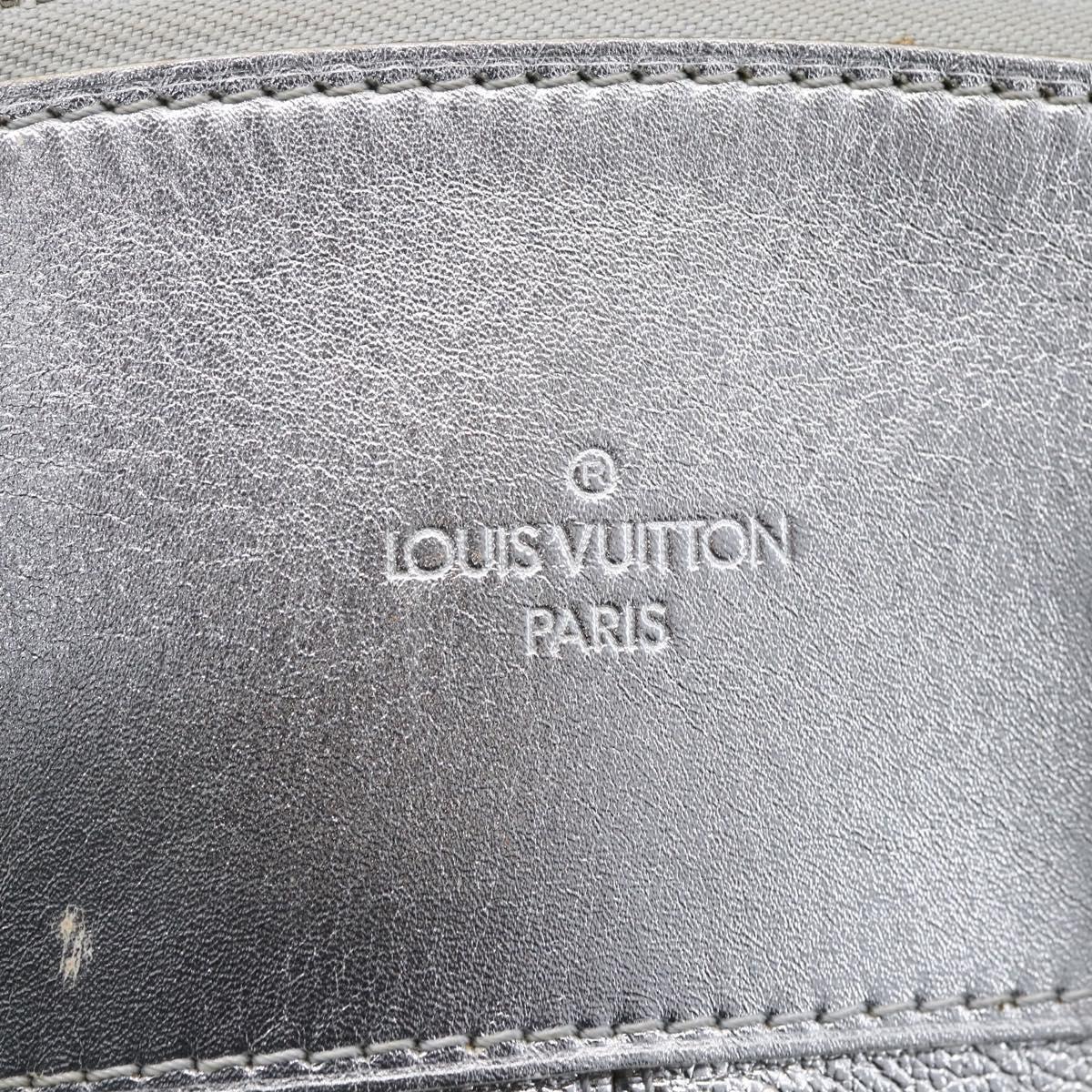 LOUIS VUITTON Suhari Lockit PM Hand Bag Silver M95541 LV Auth gh1323