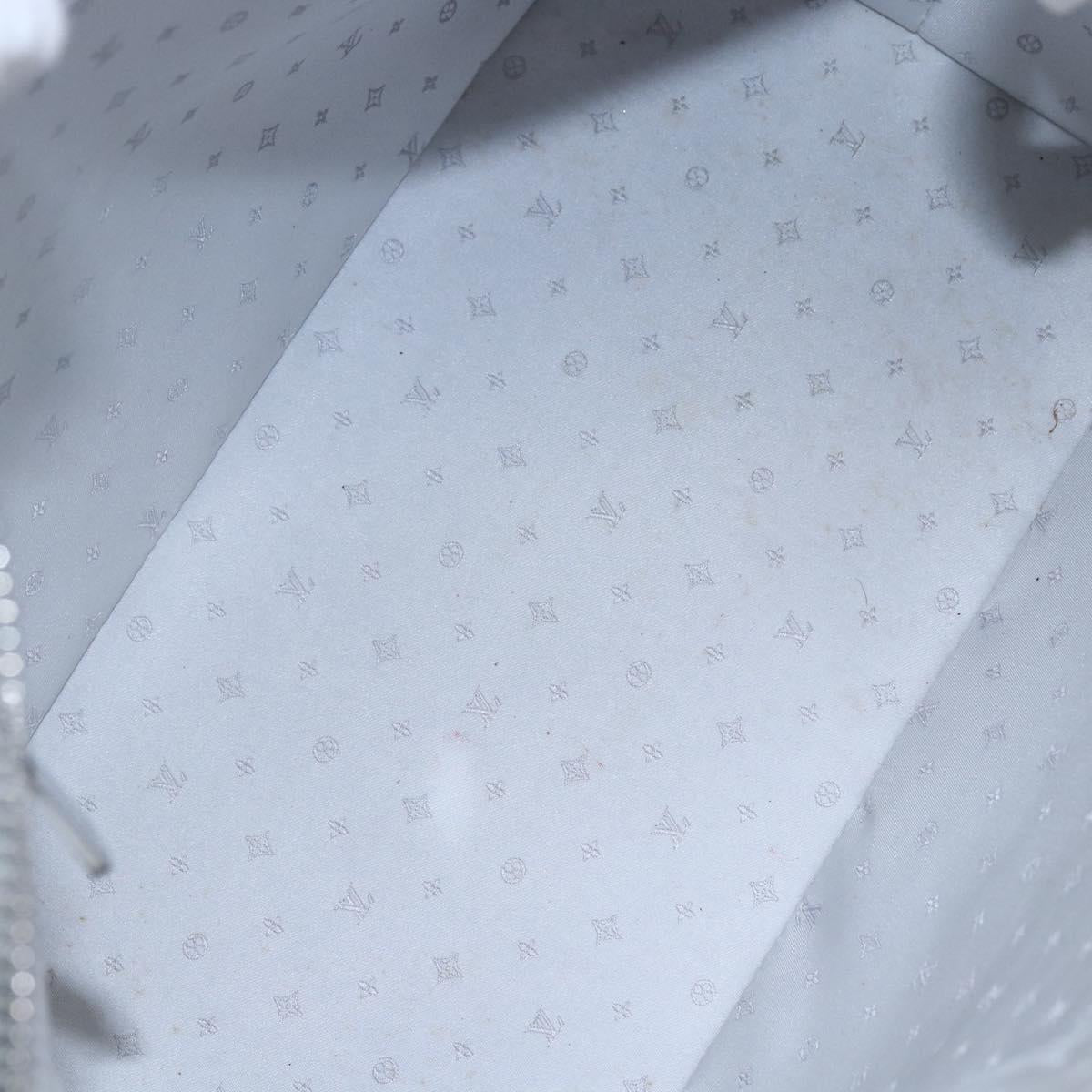 LOUIS VUITTON Suhari Lockit PM Hand Bag Silver M95541 LV Auth gh1323