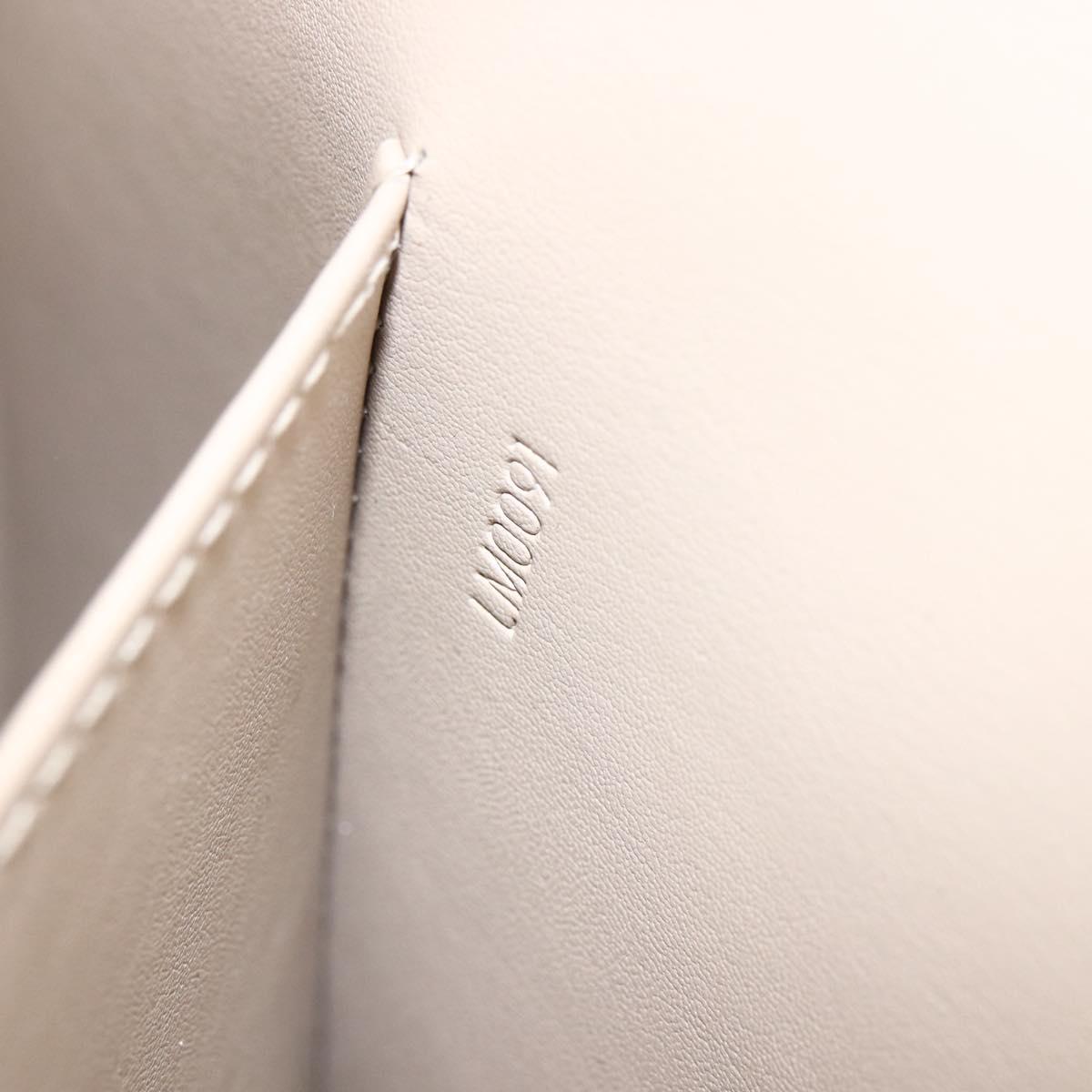 LOUIS VUITTON Monogram Vernis Columbus Tote Bag Beige M91023 LV Auth gh1334