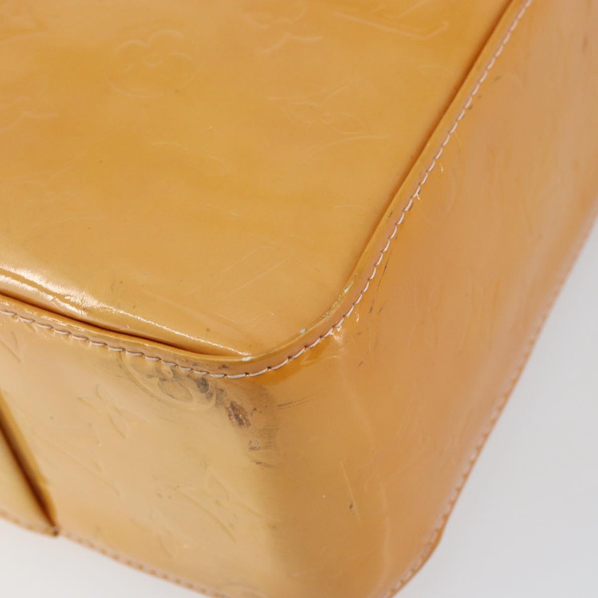 LOUIS VUITTON Monogram Vernis Columbus Bag Marshmallow Pink M91032 Auth gh1335